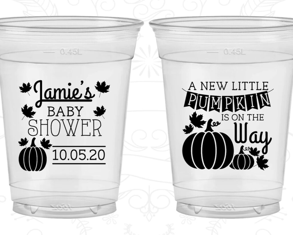 Baby Shower Soft Sided Cups