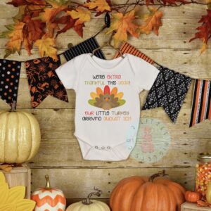 thankful baby onesie