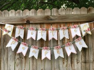 floral little pumpkin banner
