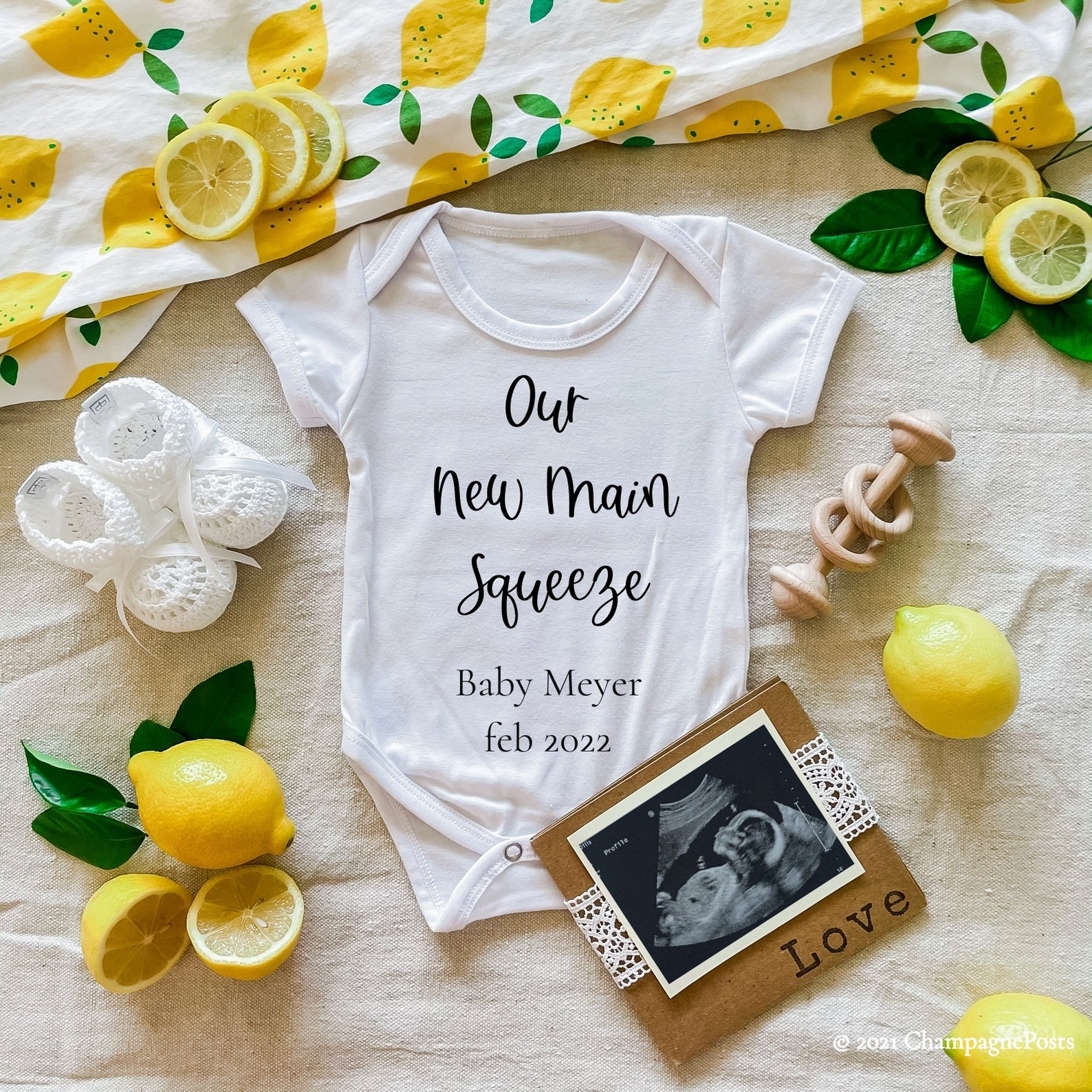 lemon pregnancy announcement