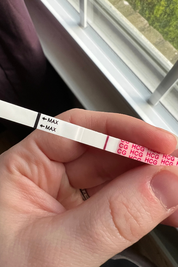 8DPO pregnancy test