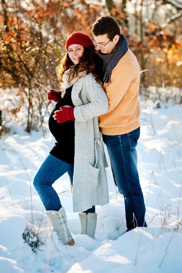 Winter Pregnancy Announcement