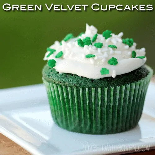 St Patrick's Day cupcakes