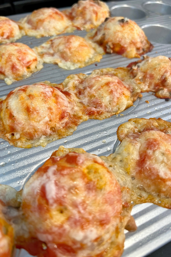 Pizza Muffins Messy Bun Motherhood