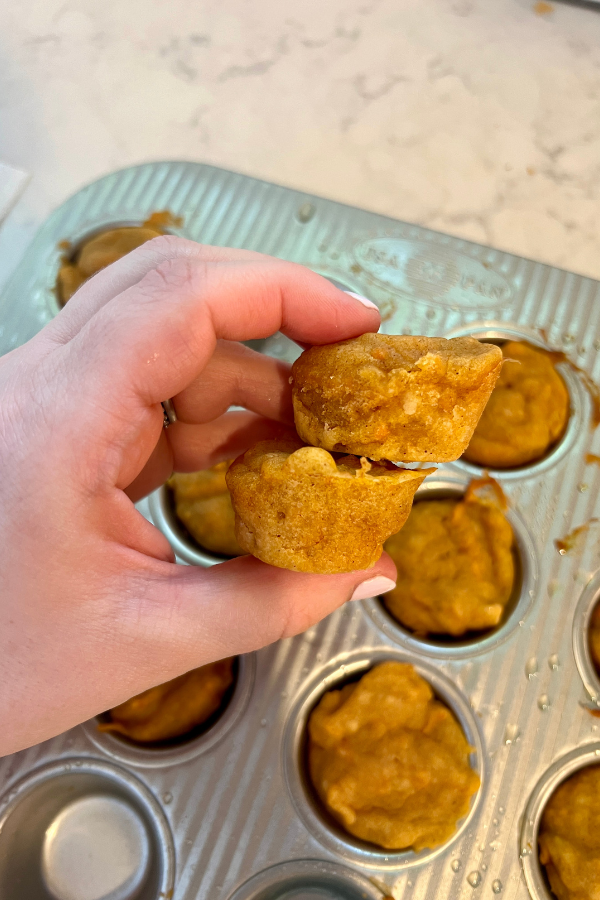 baby led weaning recipe Sweet Potato mini Muffins