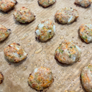 baby led weaning recipe veggie chicken nuggets